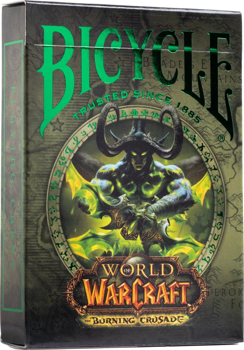 Bicycle World of Warcraft Burning Crusade - carte da gioco premium - Ultimates - poker - collezionabili - articoli da gioco