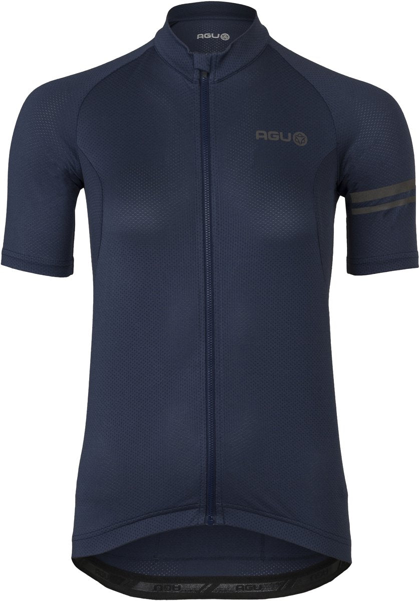 Agu core essential - fietsshirt - korte mouwen - dames - deep blue - maat s