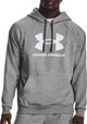 Sudadera deportiva Under Armour UA Rival Fleece Logo HD-Gry para hombre - Castlerock Light Heather - Blanco