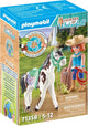 Cavalli da gioco o cascata Ellie e segatura set 71358