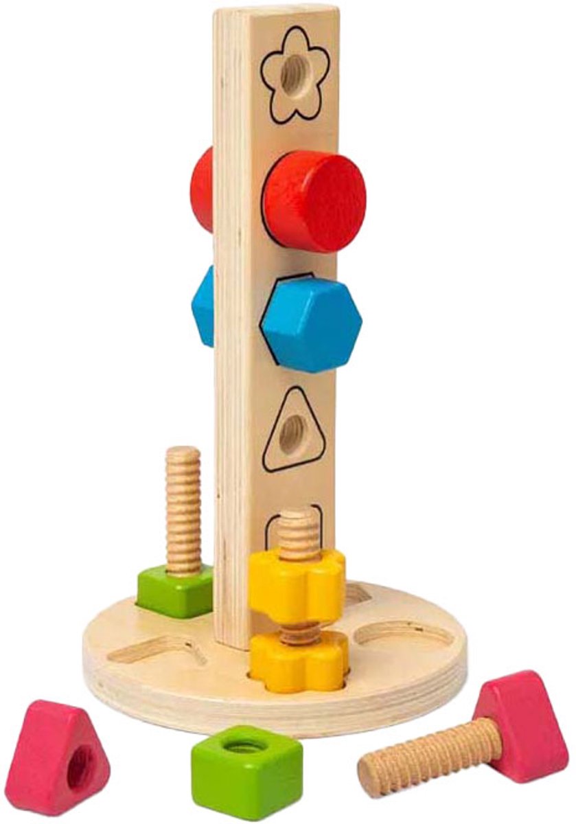 Bigjigs Wooden Moerentertoren, 11dlg.