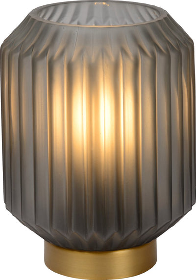 Lucide sueno - tafellamp - ø 13 cm - 1xe14 - grijs