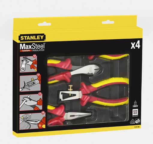 Stanley VDE Tangenet 4 piezas