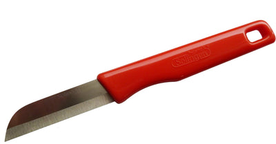 Coltello spelucchino solingen in acciaio inox rosso 10 pezzi