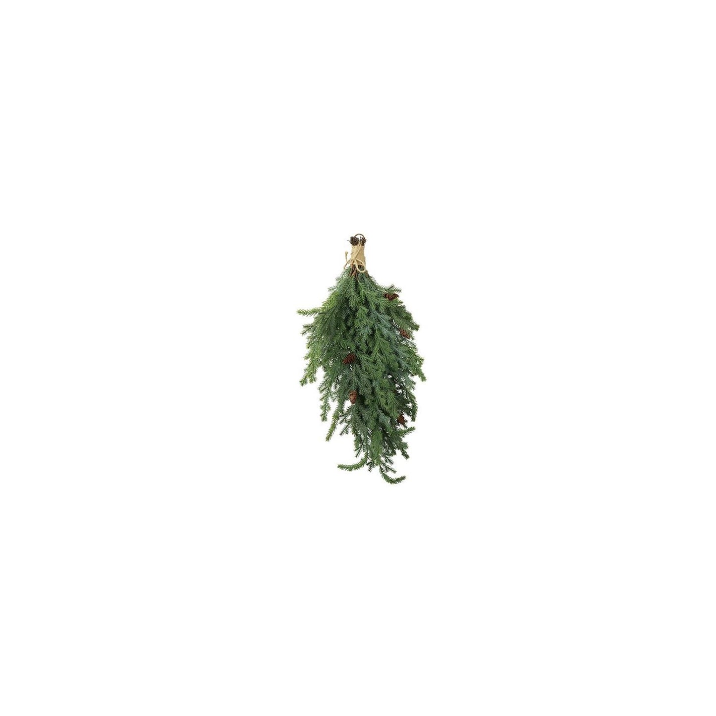 Festone campo country campo country cryptomeria verde plastica h80cm