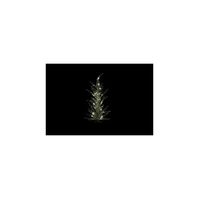 Country field countryfield albero di Natale led cedrus verde plastica 11x10x61cm 15led 3xaaa