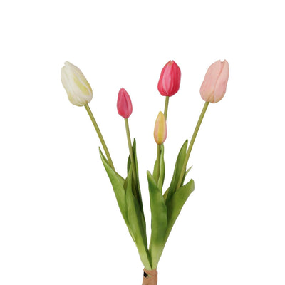 Collezione Roberts bouquet artificiale tulipani Lisa mix rosa 40 cm
