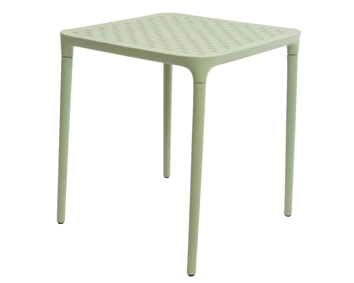 Mesa franqueo plastico 65x65cm verde