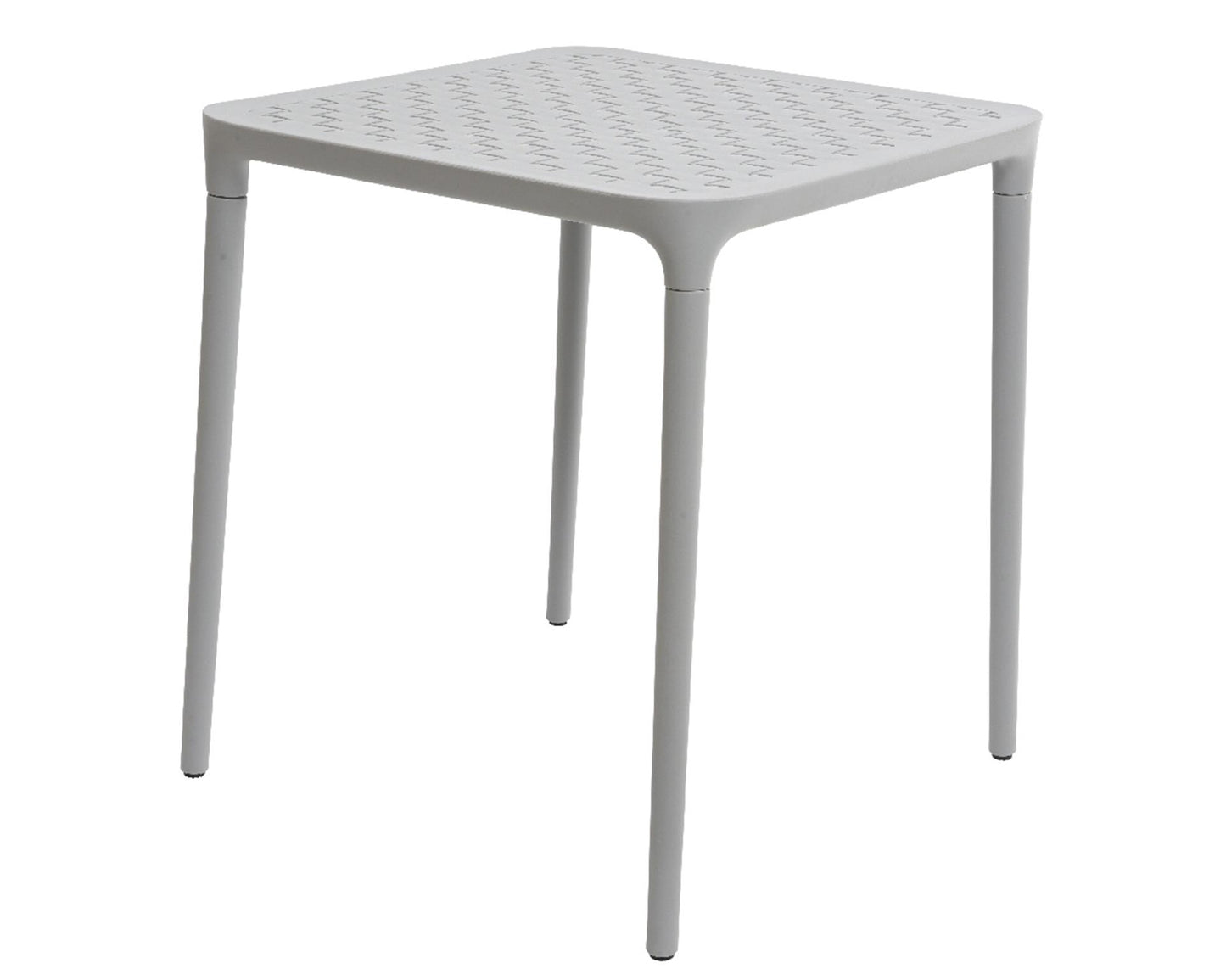 Mesa franqueo plastico 65x65cm gris