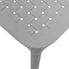 Tavolo per affrancatura in plastica 65x65 cm antracite
