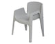 Silla de comedor newyork plastico gris