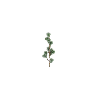 Campo country campo country ramo artificiale pinus sphaera verde plastica 14x10x64cm