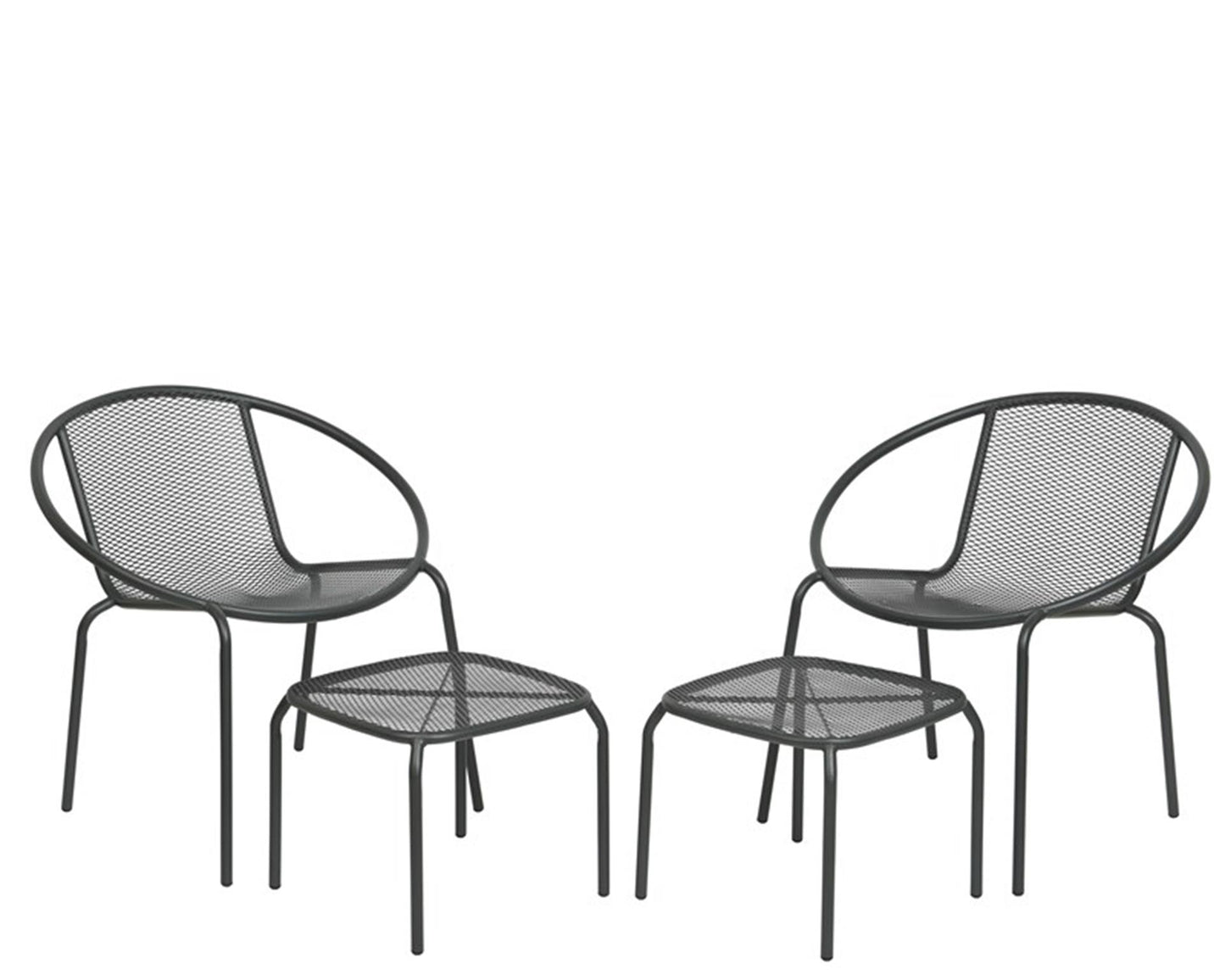 Set da balcone Decoris vigo antracite