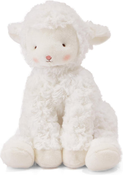 Peluche coniglietti della baia Kiddo the Lamb - animale di peluche - dettagli ricamati - agnello - 33 cm - bianco