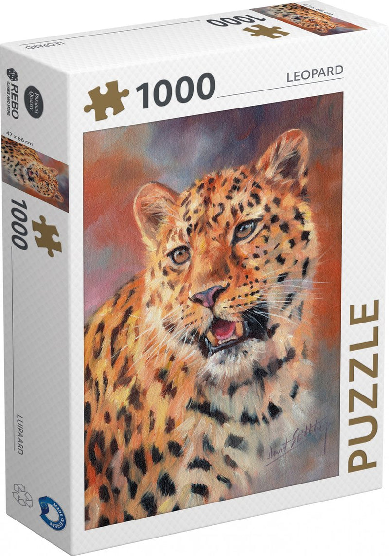 Rebo Productions LegPuzzel Leopard 1000 piezas