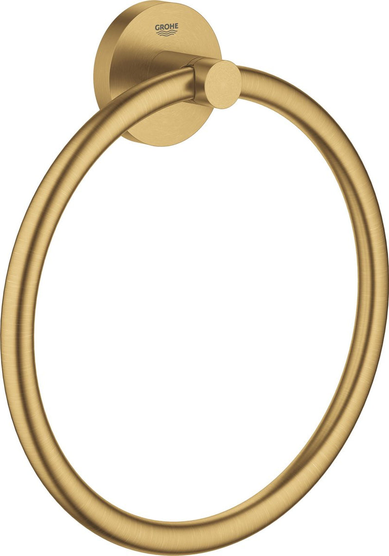 Toallero Grohe Essentials - ø 18 cm - metal - Cool Sunrise cepillado (oro mate) - 40365gn1