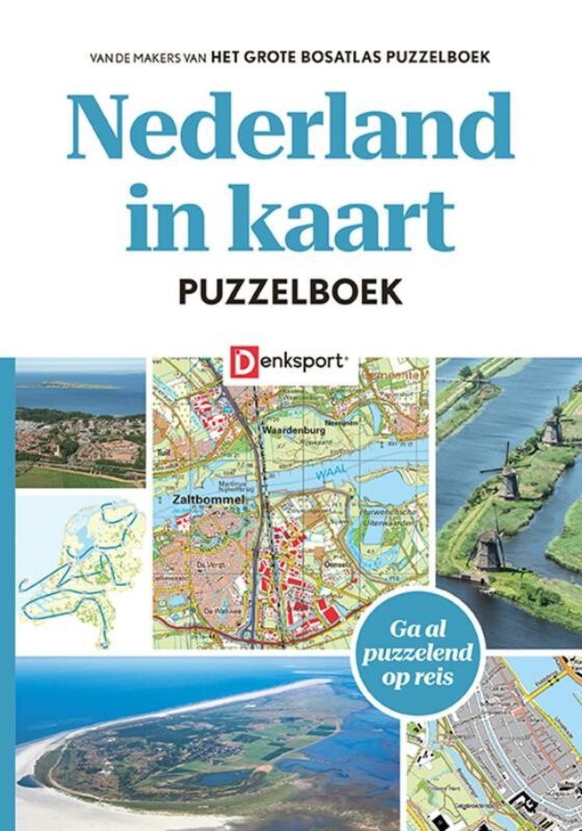 Denksport - nederland in kaart puzzelboek - logische puzzels