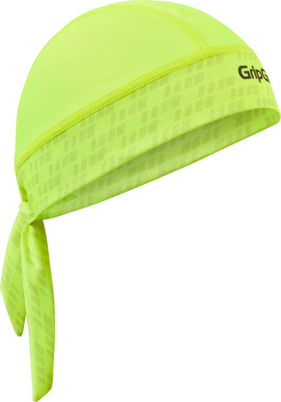 Gripgrab - bandana estiva per bicicletta protezione dal sudore protezione UV berretto da ciclismo - giallo alta visibilità - unisex - taglia unica