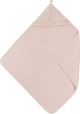 Mantella da bagno con volant Meyco per bambini - rosa tenue - 80x80 cm