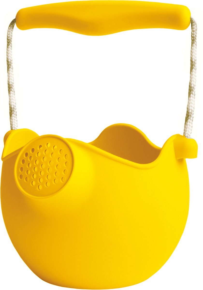 Regadera de juguete Scrunch - amarilla - plegable - reciclable