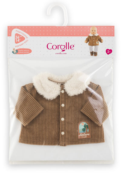 Chaqueta de terciopelo Corolle pequeña exploradora - 36cm