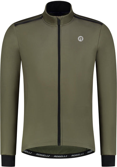Giacca da ciclismo Rogelli Core - giacca invernale da uomo - vestibilità comoda - verde - taglia xxl