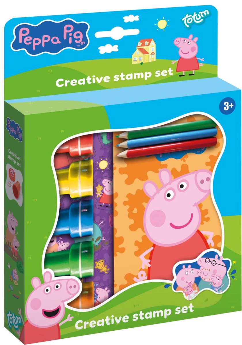 Juego de sellos creativos de Peppa Pig