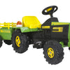 Injusa tractor basic + aanhanger 6v 1+