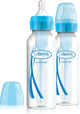 Opzioni Dr. Brown+ biberon anticoliche - biberon a collo stretto - 250 ml - blu - 2 pezzi