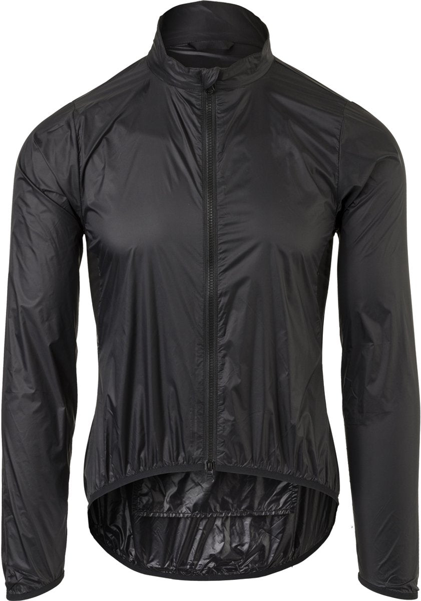 Giacca da ciclismo Agu Wind II Essential da uomo - nera - XL - antivento - cerniera bidirezionale