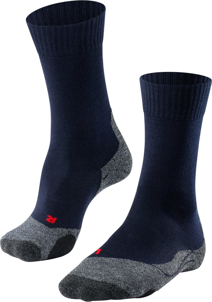 Falke tk2 anti-blaar dik wol functioneel materiaal wandelsokken heren blauw - maat 49-50