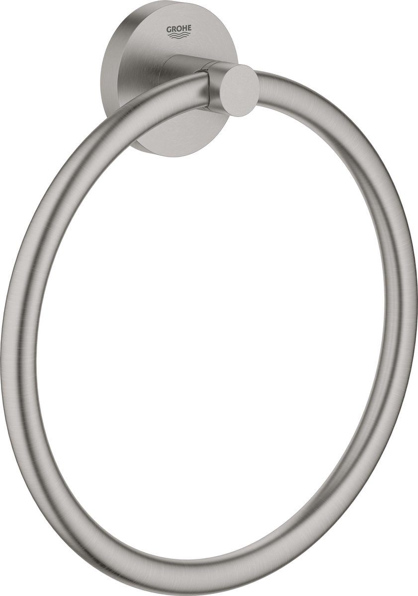 Toallero Grohe Essentials - súper acero (aspecto de acero inoxidable) - ø 18 cm - 40365dc1
