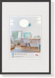 Walther new lifestyle - cornice in plastica - misura foto 30x45 cm - nera