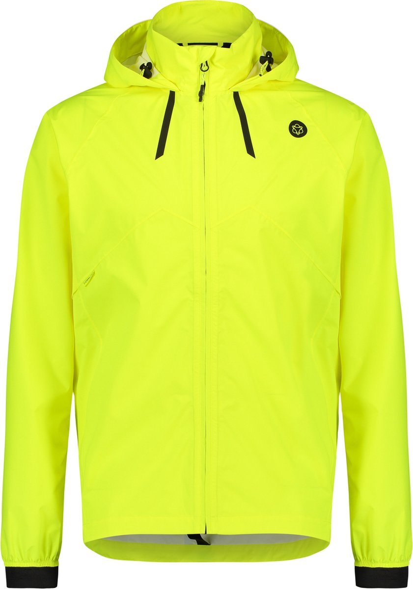 Agu compact regenjas commuter heren - neon geel - l