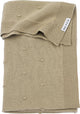 Coperta per culla Meyco Baby Mini Nodi - sabbia - 100x150 cm - 1.0 tog