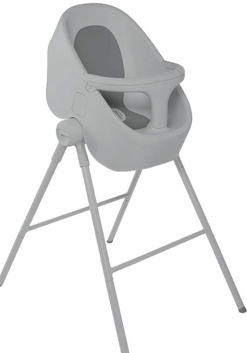 Chicco Bagno Bubble Nest Junior - Bagnetto con supporto - Bagnetto regolabile in altezza - 2 pezzi - Grigio