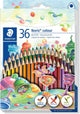 Matita colorata triangolare Staedtler noris color - set 36 pz