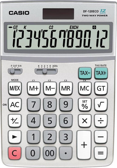 Casio df-120 - bureaurekenmachine