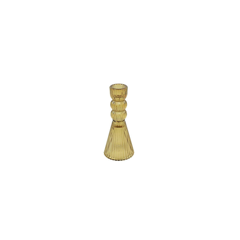 Campo campestre campo campestre candelabro ro tara vidrio marrón claro ø6,5x15cm