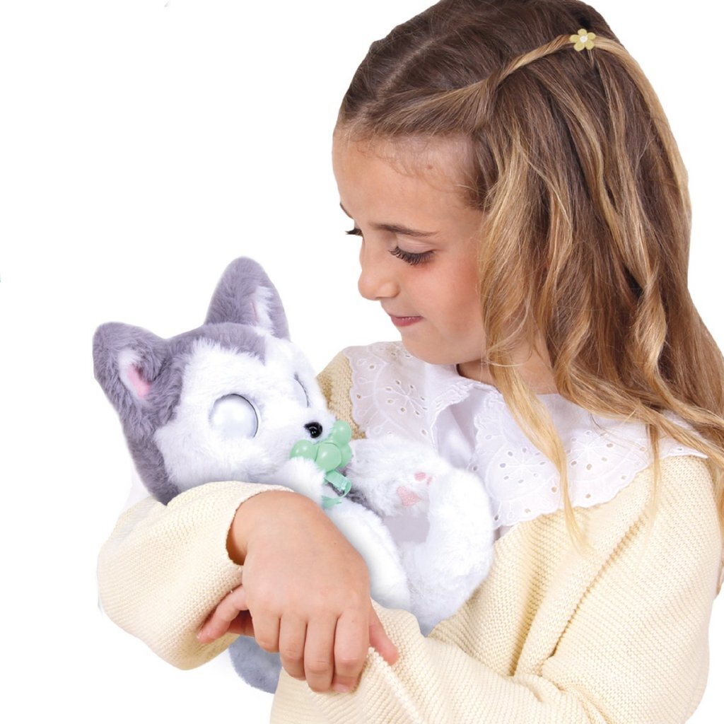 Cuddle Pets Husky Interactivo abrazo