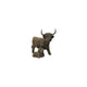 Countryfield statue Scottish highlander with calf ulla brown polystone 29x15.5x5.5cm