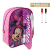 Mochila de ratón Cerda Minnie con área de escritura + 2 marcadores 25x31x10 cm rosa
