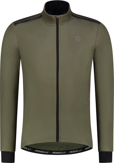 Giacca da ciclismo Rogelli Core - giacca invernale da uomo - vestibilità comoda - verde - taglia s