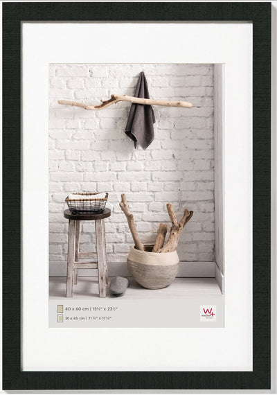 Walther home - marco de madera - tamaño de foto 40x60 cm - negro