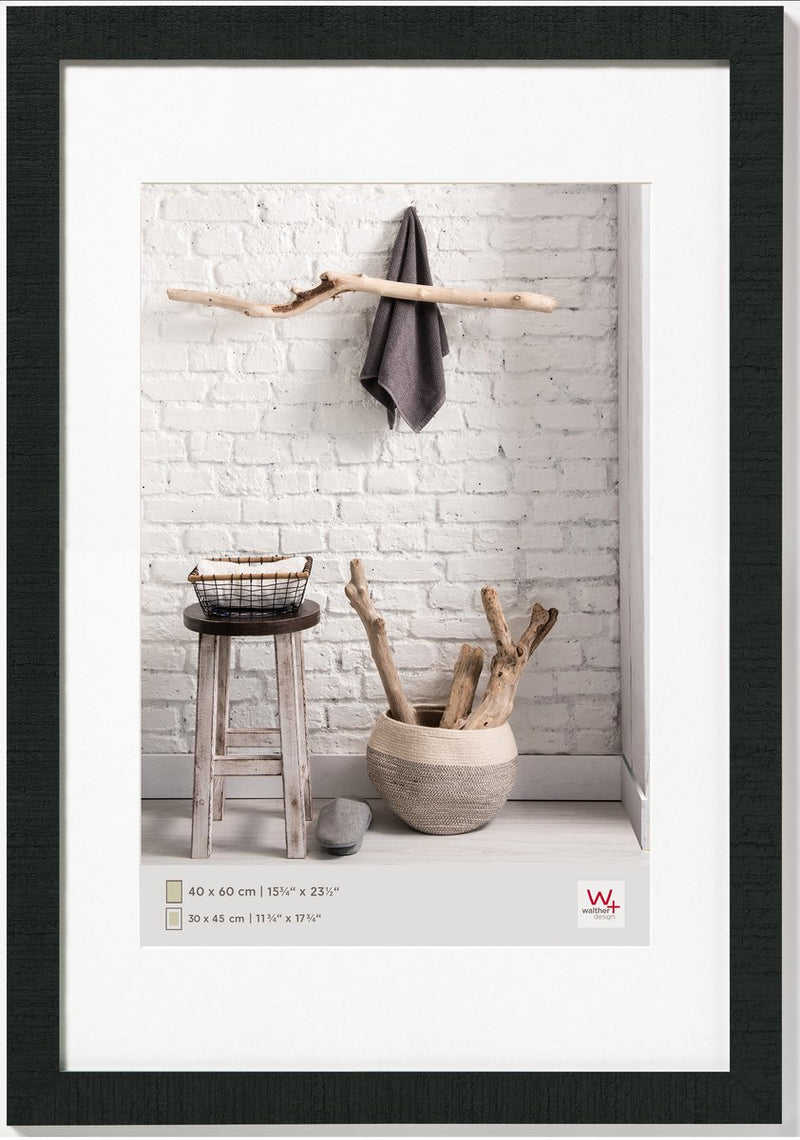 Walther home - marco de madera - tamaño de foto 40x60 cm - negro