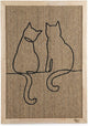 Designed by lotte poezels - krabplank - hout - 50x70x2 cm