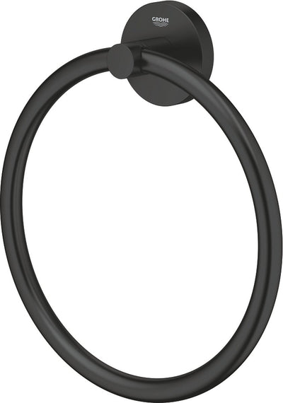 Grohe start handdoekring - mat zwart