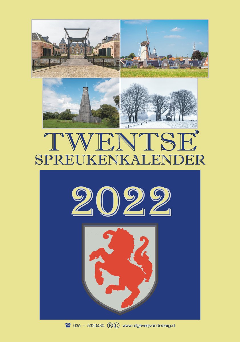 Calendario de hechizos de Drenthe Calendario de hechizos de Twente 2022