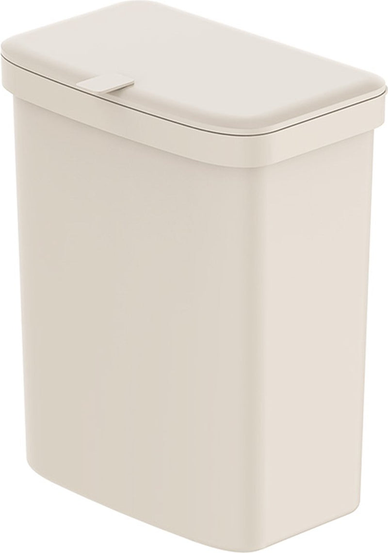 Eko - carrito para residuos de alimentos puro ii 9 litros - polipropileno - blanco - cubo de basura
