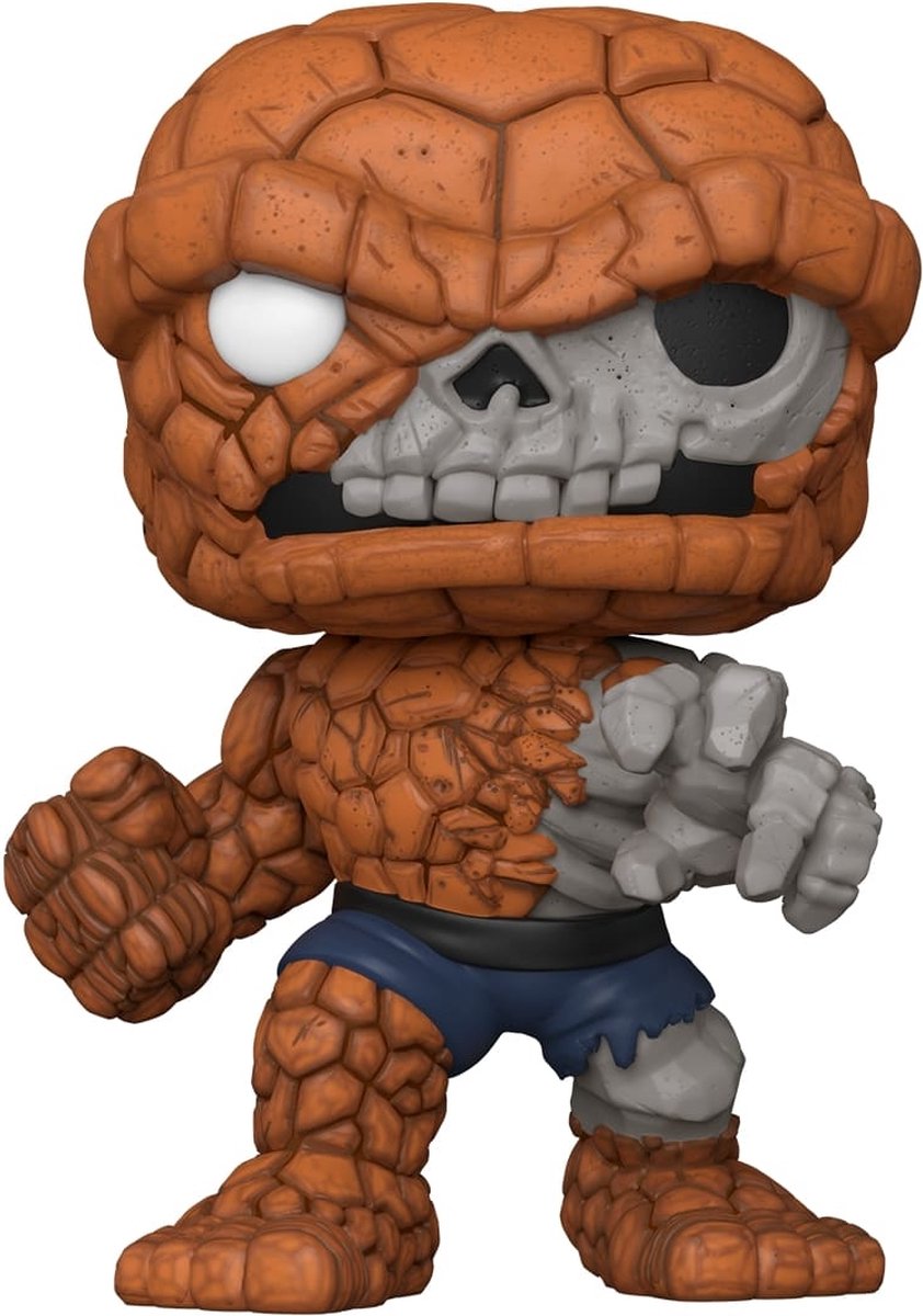 Funko zombie the thing exclusivo de la convención de verano - ¡pop! marvel zombies - figura de 10 pulgadas - 25cm